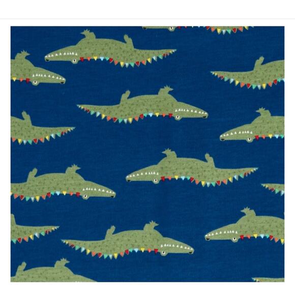 NWT Gymboree Boys Royal Blue W/Alligator Rainbow Print Top - SIZE 12-18 Months - Picture 6 of 6